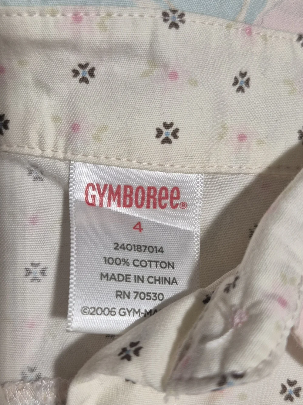 Vintage 2006 Gymboree-Park City Luxe-Girls Size 4 Outfit And Hair Bows